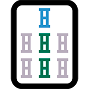 🀖 Emoji Mahjong - sete bambus  na Microsoft Windows 11 22H2.