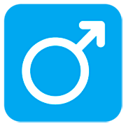 Emoji ♂️ Simbolo Genere Maschile su Microsoft Windows 11 22H2.