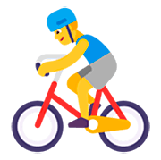 🚴‍♂️ Emoji Homem Ciclista na Microsoft Windows 11 22H2.