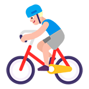 Emoji 🚴🏼‍♂️ Ciclista Uomo: Carnagione Abbastanza Chiara su Microsoft Windows 11 22H2.