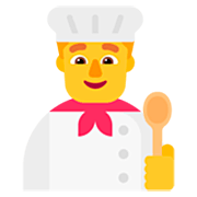 👨‍🍳 Emoji Cozinheiro na Microsoft Windows 11 22H2.