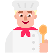 👨🏼‍🍳 Emoji Cocinero: Tono De Piel Claro Medio en Microsoft Windows 11 22H2.