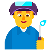 👨‍🏭 Emoji Fabrikarbeiter Microsoft Windows 11 22H2.