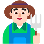 👨🏻‍🌾 Emoji Agricultor: Tono De Piel Claro en Microsoft Windows 11 22H2.