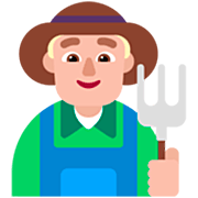 👨🏼‍🌾 Emoji Agricultor: Tono De Piel Claro Medio en Microsoft Windows 11 22H2.