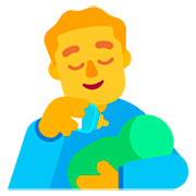 👨‍🍼 Emoji Homem Alimentando Bebê na Microsoft Windows 11 22H2.