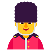 Emoji 💂‍♂️ Guardia Uomo su Microsoft Windows 11 22H2.
