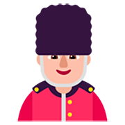 Emoji 💂🏼‍♂️ Guardia Uomo: Carnagione Abbastanza Chiara su Microsoft Windows 11 22H2.