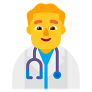 👨‍⚕️ Emoji Homem Profissional Da Saúde na Microsoft Windows 11 22H2.
