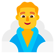 🧖‍♂️ Emoji Hombre En Una Sauna en Microsoft Windows 11 22H2.