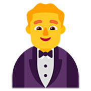 🤵‍♂️ Emoji Hombre Con Esmoquin en Microsoft Windows 11 22H2.