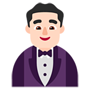🤵🏻‍♂️ Emoji Hombre Con Esmoquin: Tono De Piel Claro en Microsoft Windows 11 22H2.