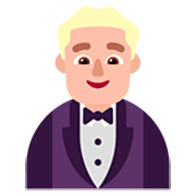 🤵🏼‍♂️ Emoji Hombre Con Esmoquin: Tono De Piel Claro Medio en Microsoft Windows 11 22H2.