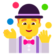 Emoji 🤹‍♂️ Giocoliere Uomo su Microsoft Windows 11 22H2.