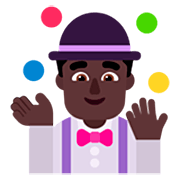 🤹🏿‍♂️ Emoji Jongleur: dunkle Hautfarbe Microsoft Windows 11 22H2.