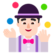 🤹🏻‍♂️ Emoji Homem Malabarista: Pele Clara na Microsoft Windows 11 22H2.