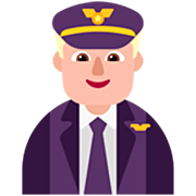 👨🏼‍✈️ Emoji Piloto De Avião Homem: Pele Morena Clara na Microsoft Windows 11 22H2.