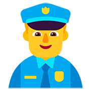 Émoji 👮‍♂️ Policier sur Microsoft Windows 11 22H2.
