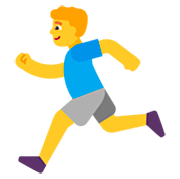 🏃‍♂️ Emoji Hombre Corriendo en Microsoft Windows 11 22H2.
