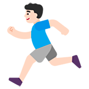 🏃🏻‍♂️ Emoji Hombre Corriendo: Tono De Piel Claro en Microsoft Windows 11 22H2.