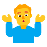 🤷‍♂️ Emoji Hombre Encogido De Hombros en Microsoft Windows 11 22H2.