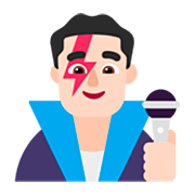 👨🏻‍🎤 Emoji Cantante Hombre: Tono De Piel Claro en Microsoft Windows 11 22H2.