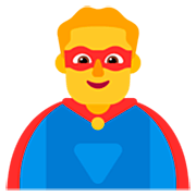 Émoji 🦸‍♂️ Super-héros Homme sur Microsoft Windows 11 22H2.