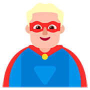 🦸🏼‍♂️ Emoji Superhéroe: Tono De Piel Claro Medio en Microsoft Windows 11 22H2.