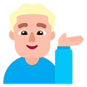 💁🏼‍♂️ Emoji Infoschalter-Mitarbeiter: mittelhelle Hautfarbe Microsoft Windows 11 22H2.