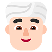 👳🏻‍♂️ Emoji Homem Com Turbante: Pele Clara na Microsoft Windows 11 22H2.