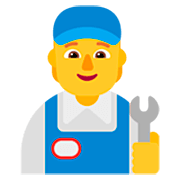 🧑‍🔧 Emoji Mechaniker(in) Microsoft Windows 11 22H2.