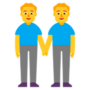 Emoji 👬 Due Uomini Che Si Tengono Per Mano su Microsoft Windows 11 22H2.