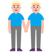 👬🏼 Emoji händchenhaltende Männer: mittelhelle Hautfarbe Microsoft Windows 11 22H2.