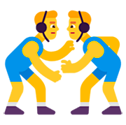 🤼‍♂️ Emoji Hombres Luchando en Microsoft Windows 11 22H2.