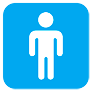 Émoji 🚹 Symbole Toilettes Hommes sur Microsoft Windows 11 22H2.