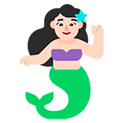 Emoji 🧜🏻‍♀️ Sirena Donna: Carnagione Chiara su Microsoft Windows 11 22H2.
