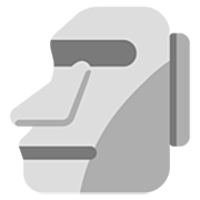 🗿 Emoji Moai na Microsoft Windows 11 22H2.