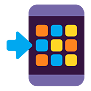 Emoji 📲 Telefono Cellulare Con Freccia su Microsoft Windows 11 22H2.