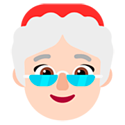Émoji 🤶🏻 Mère Noël : Peau Claire sur Microsoft Windows 11 22H2.