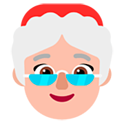 Emoji 🤶🏼 Mamma Natale: Carnagione Abbastanza Chiara su Microsoft Windows 11 22H2.