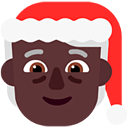 🧑🏿‍🎄 Emoji Weihnachtsperson: dunkle Hautfarbe Microsoft Windows 11 22H2.