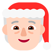 🧑🏻‍🎄 Emoji Weihnachtsperson: helle Hautfarbe Microsoft Windows 11 22H2.