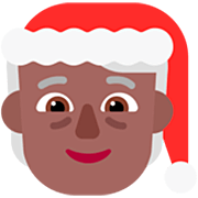 🧑🏾‍🎄 Emoji Weihnachtsperson: mitteldunkle Hautfarbe Microsoft Windows 11 22H2.