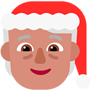 Émoji 🧑🏽‍🎄 Santa : Peau Légèrement Mate sur Microsoft Windows 11 22H2.