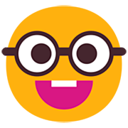 Emoji 🤓 Faccina Nerd su Microsoft Windows 11 22H2.