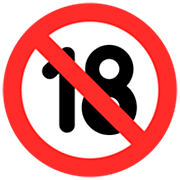 🔞 Emoji Prohibido Para Menos De 18 Años en Microsoft Windows 11 22H2.