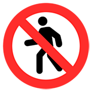 🚷 Emoji Prohibido El Paso De Peatones en Microsoft Windows 11 22H2.