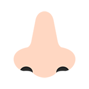 Emoji 👃🏻 Naso: Carnagione Chiara su Microsoft Windows 11 22H2.