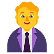 Emoji 🧑‍💼 Persona Che Fa Un Lavoro D’ufficio su Microsoft Windows 11 22H2.