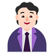 Emoji 🧑🏻‍💼 Persona Che Fa Un Lavoro D’ufficio: Carnagione Chiara su Microsoft Windows 11 22H2.